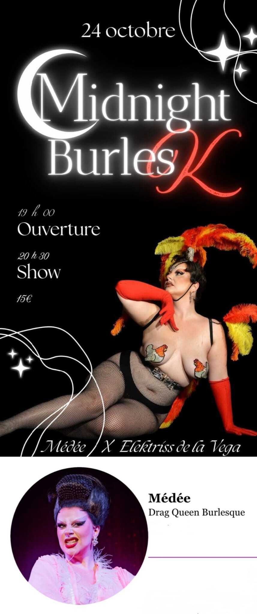 Soirée Burlesque « MIDNIGHT BURLESK »